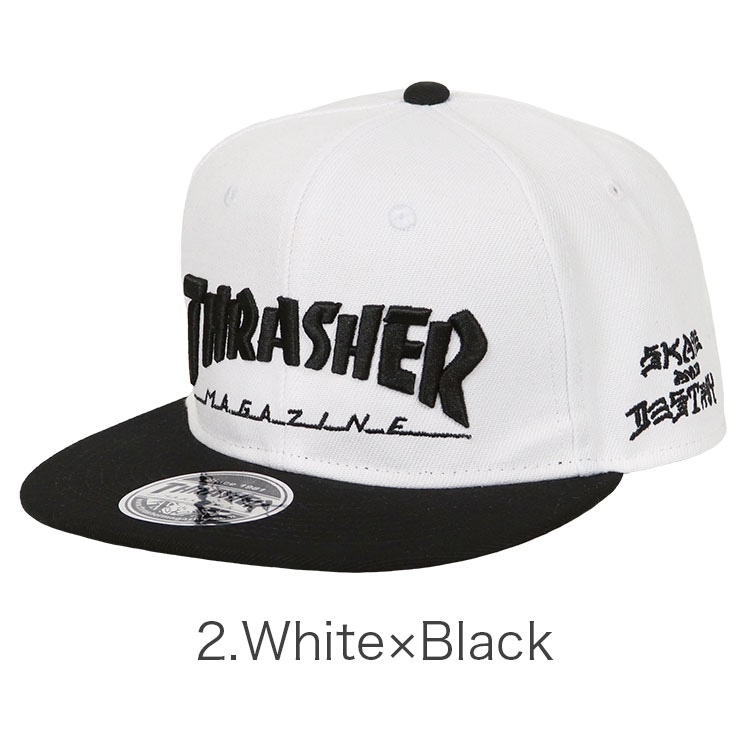 スラッシャー キャップ メンズ レディース THRASHER ベースボールキャップ ストリート ブランド ロゴ マグロゴ 帽子 スナップバック 通販