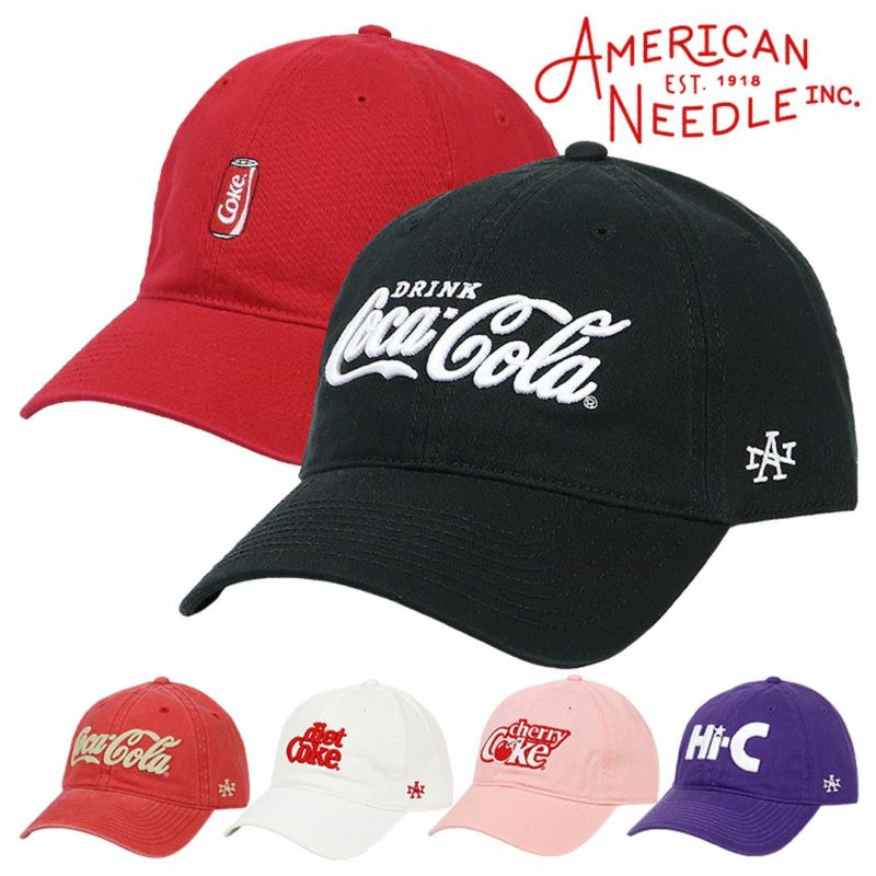 アメリカンニードル キャップ コカ・コーラ スプライト メンズ レディース American Needle ローキャップ 企業 ロゴ 刺繍 帽子  男女兼用