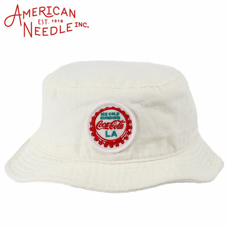 バケットハット メンズ レディース コカ・コーラ 帽子 ハット ホワイト 白 春夏 ファッション おしゃれ かわいい かっこいい 人気 ブランド 通販