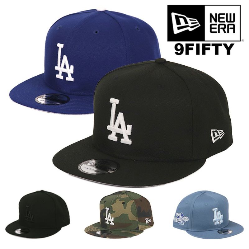 New Era ニューエラ キャップ ドジャース 9FIFTY New Era Cap Men'ｓ スナップバック メンズ 帽子 LA ベースボール キャップ 黒 ブラック ネイビー メジャーリーグ 人気 ブランド 通販 人気 ブランド