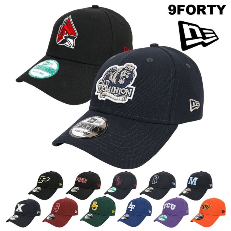 ニューエラ キャップ メンズ 9FORTY NEW ERA NCAA アメリカ 大学 カレッジ アメフト バスケ 野球 サッカー バレー スポーツ 帽子  6パネル 通販 人気 ブランド