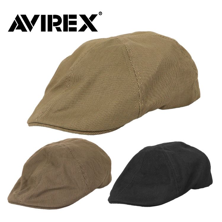 アビレックス ハンチング メンズ 帽子 AVIREX アヴィレックス DOBBY CORD HUNTING CAP ミリタリーキャップ 通販 人気  ブランド