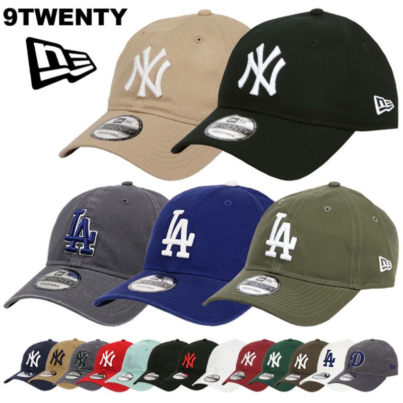 ニューエラ キャップ NewEra ニューヨーク・ヤンキース ドジャース 9TWENTY NY LA ロゴ メジャーリーグ メンズ レディース 帽子  MLB ローキャップ 人気 かわいい 通販 人気 ブランド