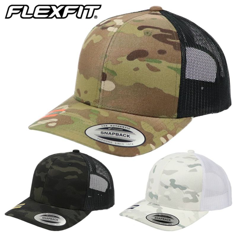 FLEXFIT フレックスフィット メッシュキャップ 迷彩 メンズ